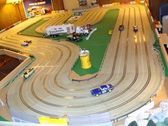 monogram slot car track